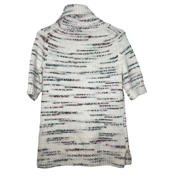 Etcetera Sweater S Wool Blend Knit Cowl Neck Short Sleeve Pullover Size Small - Picture 2 of 11